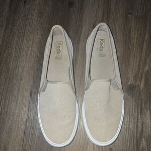 Keds Tan Double Decker Slip On Shoes Size 8.5 GUC